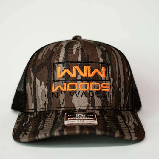 Woods N' Waders Logo Hat- Realtree Camo
