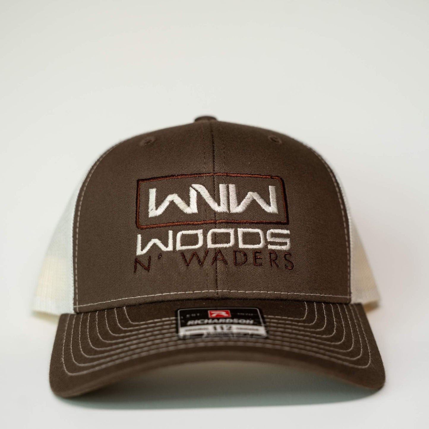 Woods N Waders Logo Hat- Chocolate chip/Birch